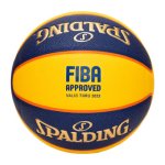 画像3: TF33 オフィシャルゲームボール 6号球 Navy/Yellow 76-862Z Spalding スポルディング ボール (3)