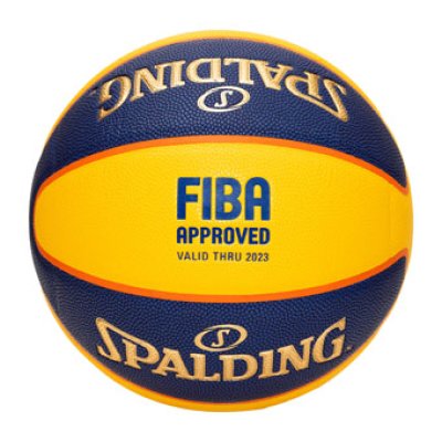 画像2: TF33 オフィシャルゲームボール 6号球 Navy/Yellow 76-862Z Spalding スポルディング ボール