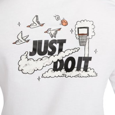 画像2: M NK TEE L/S JDI White DZ2696-100 Nike ナイキ ロング　Tシャツ ウエア 秋冬物 【MEN'S】【SALE商品】