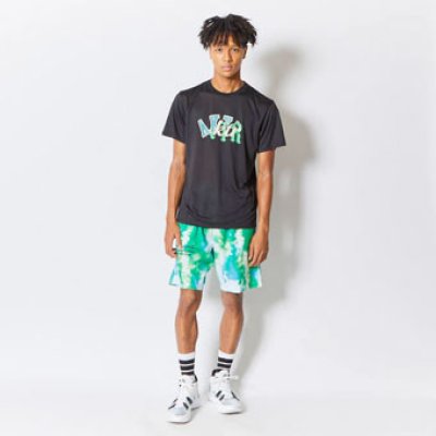 画像2: MIXTURE TIEDYE  SHORTS WHITE 123-002002 WH AKTR アクター Shorts ショーツ バスパン ウエア  【MEN'S】