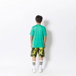 画像3: KIDS AKTR LOGO SPORTS TEE GREEN 123-031005 GR GS AKTR アクター Tシャツ ウエア  【BOY'S】 キッズ アパレル (3)