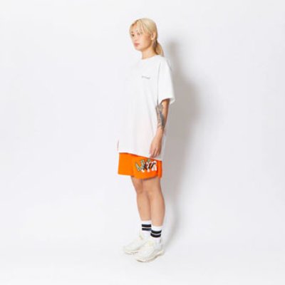 画像2: MIXTURE LOGO SHORT WIDE PANTS ORANGE 123-017002 OR AKTR アクター Shorts ショーツ バスパン ウエア  【MEN'S】【SALE商品】