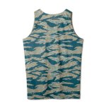 画像3: UNCAGED MESH REVERSIBLE TANK TIGER CAMOxBEIGE 223-059001 TGCMxBG AKTR アクター ノースリーブ タンクトップ ウエア  【MEN'S】 (3)