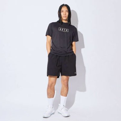 画像2: BASIC SHORT WIDE PANTS BLACK 523-015005 BK AKTR アクター Shorts ショーツ バスパン ウエア  【送料無料】【MEN'S】【SALE商品】