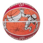 画像3: スケッチ ドリブル ラバー 7号球 Red/Orang 84-381Z Spalding スポルディング ボール  【SALE商品】 (3)