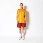 画像3: AKTR LOGO L/S SPORTS TEE YELLOW 223-004005 YL AKTR アクター ロング　Tシャツ ウエア 秋冬物 【MEN'S】【SALE商品】 (3)