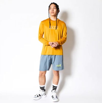 画像2: AEROSTEAM LOGO 8.5-INCH SHORTS BLUE 223-006002 BL AKTR アクター Shorts ショーツ バスパン ウエア  【MEN'S】【SALE商品】