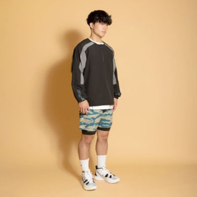 画像2: UNCAGED SHORTS TIGER CAMO 223-065002 TGCM AKTR アクター Shorts ショーツ バスパン ウエア  【MEN'S】【SALE商品】