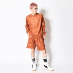 画像3: SPLASH E.B. L/S SPORTS TEE ORANGE 223-012005 OR AKTR アクター ロング　Tシャツ ウエア 秋冬物 【MEN'S】【SALE商品】 (3)