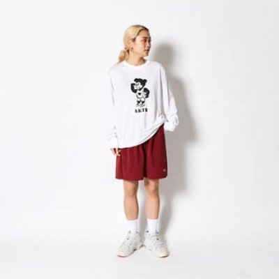 画像2: STENCIL NICK L/S SPORTS TEE WHITE 223-017005 WH AKTR アクター ロング　Tシャツ ウエア 秋冬物 【MEN'S】