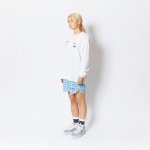 画像3: GLOW PIPING SHORTS LIGHT BLUE 123-051002 LBL AKTR アクター Shorts ショーツ バスパン ウエア  【WOMEN'S】アパレル (3)