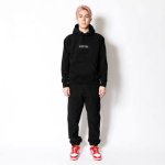 画像3: LOGO SWEAT PANTS BLACK 223-021020 BK AKTR アクター Pants パンツ ウエア 秋冬物 【MEN'S】【SALE商品】 (3)