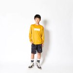 画像3: KIDS AKTR LOGO L/S SPORTS TEE YELLOW 223-042005 YL GS AKTR アクター ロング　Tシャツ ウエア 秋冬物 【BOY'S】 キッズ アパレル【SALE商品】 (3)