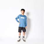 画像3: KIDS AKTR LOGO L/S SPORTS TEE BLUE 223-042005 BL GS AKTR アクター ロング　Tシャツ ウエア 秋冬物 【BOY'S】 キッズ アパレル【SALE商品】 (3)