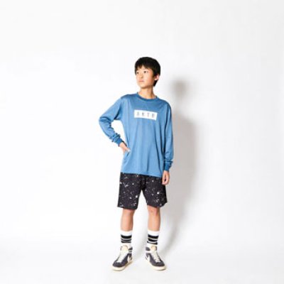 画像2: KIDS AKTR LOGO L/S SPORTS TEE BLUE 223-042005 BL GS AKTR アクター ロング　Tシャツ ウエア 秋冬物 【BOY'S】 キッズ アパレル【SALE商品】