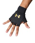 画像3: UA HANDWARMER Blk/Gold 1305607-003 ウォーマー UnderArmour アンダーアーマー  手甲グローブ ハンドウォーマー  アクセサリー Other  【SALE商品】 (3)