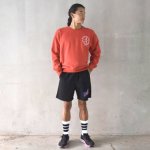 画像3: xSPORTY AAC CREW NECK SWEAT  RED 223-049010 RD AKTR アクター スウェット アウトウエア ウエア  【MEN'S】 (3)