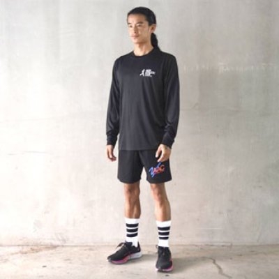 画像2: xSPORTY AAC L/S SPORTS TEE BLACK 223-047005 BK AKTR アクター ロング　Tシャツ ウエア 秋冬物 【MEN'S】【SALE商品】