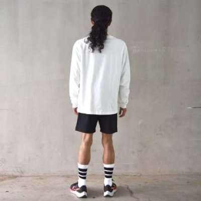 画像2: xSPORTY AAC COTTON L/S TEE  WHITE 223-048005 WH AKTR アクター ロング　Tシャツ ウエア 秋冬物 【MEN'S】