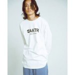 画像3: 68xAKTR L/S LOGO TEE WHITE 223-108005 WH AKTR アクター ロング　Tシャツ ウエア 秋冬物 【MEN'S】 (3)