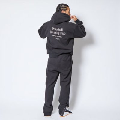 画像2: PEACEBALL T.C. SWEAT PLLOVER HOODIE BLACK 223-102010 BK AKTR アクター パーカー アウトウエア ウエア 秋冬物 【MEN'S】【SALE商品】