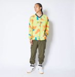 画像3: SCRIBBLE V-NECK PULLOVER SHOOTINNG SHIRTS YELLOW 124-001010 YL AKTR アクター Tシャツ ウエア  【MEN'S】 (3)