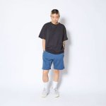 画像3: CLASSIC AKTR LOGO SWEAT SHORTS BLUE 124-009002 BL AKTR アクター Shorts ショーツ バスパン ウエア  【MEN'S】 (3)