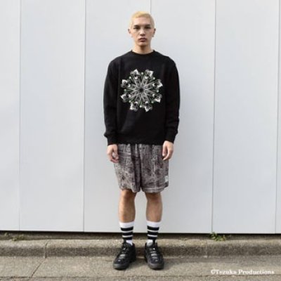 画像2: ATOMxAKTR CREW SWEAT BLACK 124-056010 BK AKTR アクター スウェット アウトウエア ウエア  【MEN'S】