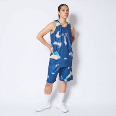 画像2: SCRIBBLE TANK NAVY 124-013001 NV AKTR アクター ノースリーブ タンクトップ ウエア  【MEN'S】