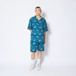 画像3: ALOHA SHIRTS NAVY 124-021010 NV AKTR アクター Tシャツ ウエア  【MEN'S】 (3)