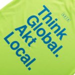 画像3: KIDS AKT LOCAL SPORTS TEE LIME GREEN 124-038005 LMGR GS AKTR アクター Tシャツ ウエア  【BOY'S】 キッズ アパレル (3)