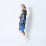 画像3: MOCK GARMENT DYED 6.5-INCH ACTIVE SHORTS BLUE 224-003002 BL AKTR アクター Shorts ショーツ バスパン ウエア  【MEN'S】 (3)