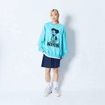 画像3: CARTOON NICK SWEAT CREW NECK LIGHT BLUE 224-030010 LBL AKTR アクター スウェット アウトウエア ウエア  【MEN'S】 (3)