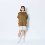 画像3: ASTERISK LOOSE FIT SPORTS TEE KHAKI 125-004005 KH AKTR アクター Tシャツ ウエア  【MEN'S】 (3)