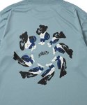 画像3: TORSION NICK L/S SPORTS TEE BLUE 225-022005 BL AKTR アクター ロング　Tシャツ ウエア 秋冬物 【MEN'S】 (3)