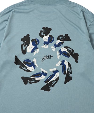 画像2: TORSION NICK L/S SPORTS TEE BLUE 225-022005 BL AKTR アクター ロング　Tシャツ ウエア 秋冬物 【MEN'S】