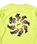 画像3: KIDS TORSION NICK L/S SPORTS TEE L-GREEN 225-037005 LGR GS AKTR アクター ロング　Tシャツ ウエア 秋冬物 【BOY'S】 キッズ アパレル (3)