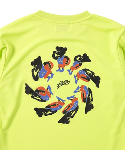 画像2: KIDS TORSION NICK L/S SPORTS TEE L-GREEN 225-037005 LGR GS AKTR アクター ロング　Tシャツ ウエア 秋冬物 【BOY'S】 キッズ アパレル