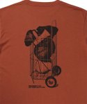 画像3: FREEDOM GRAPHIC LOOSE FIT T/C TEE RED 225-029005 RD AKTR アクター Tシャツ ウエア  【MEN'S】 (3)