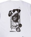 画像3: FREEDOM GRAPHIC LOOSE FIT T/C TEE WHITE 225-029005 WH AKTR アクター Tシャツ ウエア  【MEN'S】 (3)