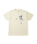 画像3: FREE MOTION SPORTS TEE ECRU 225-001005 ECRU AKTR アクター Tシャツ ウエア  【MEN'S】 (3)