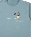 画像3: FREE MOTION SPORTS TEE BLUE 225-001005 BL AKTR アクター Tシャツ ウエア  【MEN'S】 (3)