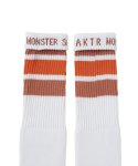 画像3: MONSTER SOCKS WHITExPINK 225-006021 WHxPK AKTR アクター ソックス (3)