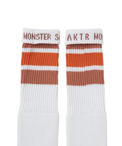 画像2: MONSTER SOCKS WHITExPINK 225-006021 WHxPK AKTR アクター ソックス