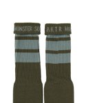画像3: MONSTER SOCKS OLIVExL-BLUE 225-006021 OLxLBL AKTR アクター ソックス (3)