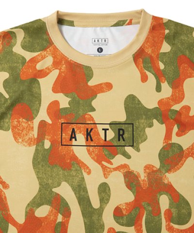 画像2: PLAY CAMO AKTR LOGO SPORTS TEE BEIGE 225-012005 BG AKTR アクター Tシャツ ウエア  【MEN'S】