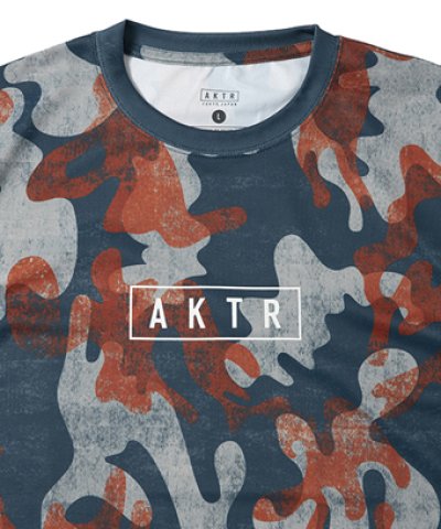 画像2: PLAY CAMO AKTR LOGO SPORTS TEE NAVY 225-012005 NV AKTR アクター Tシャツ ウエア  【MEN'S】