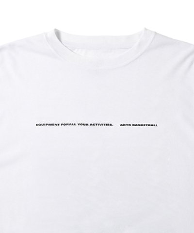 画像2: WILD-CARD LOOSE FIT T/C TEE WHITE 225-014005 WH AKTR アクター Tシャツ ウエア  【MEN'S】