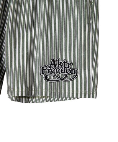 画像2: FREEDOM STRIPE 5.5-INCH SHRT WD PNTS GRAY 225-030002 GY AKTR アクター Shorts ショーツ バスパン ウエア  【MEN'S】