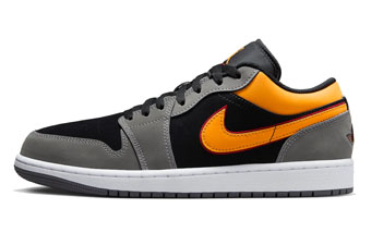 Air Jordan 1 Low SE Black/Orange/Gray FN7308-008 Jordan ジョーダン